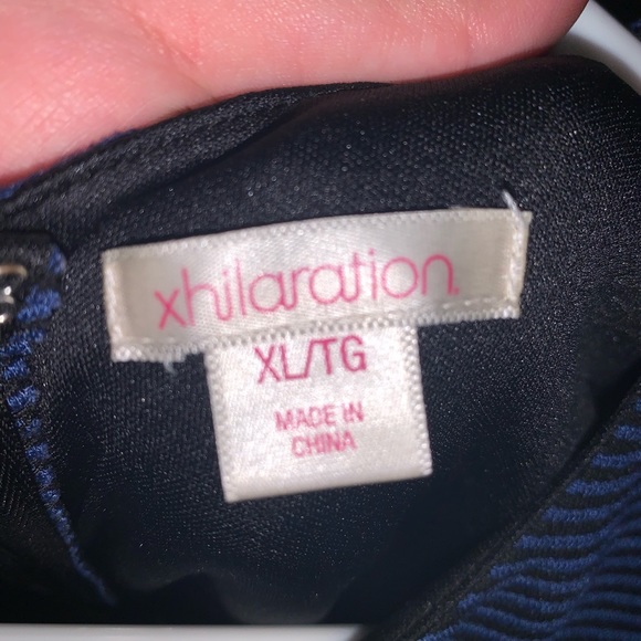 🚨4/$11🚨Xhilaration! Size XL ! Black and blue ! - Picture 3 of 4